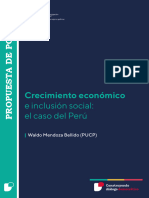 Crecimiento Economico e Inclusion Social El Caso Del Peru