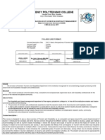 Syllabus (Macro Perspective of Tourism)