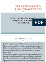 Computer Integerated Apparel Manufacturing: Fault Analysis Using Image Processing Technique