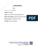 Gas Liquid Chromatography (GLC)