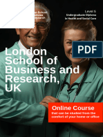 Level 5 Diploma in Health and Social Care Management - Delivered Online by LSBR, UK