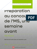 Préparation Au Concours de L'MS, Une Semaine Avant: B-F On Cti On