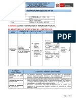 Sesión de Aprendizaje Nuevo Esquema #19