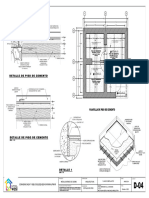 Detalle de Piso de Cemento