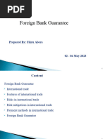 Foreign Bank Guarantee