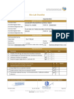 Site Lab Checklist1