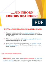 7 NOV 2023 Inborn Errors of Lipid Metabolism