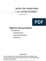 Clasificación de Materiales Según Su Conductividad: Semiconductores