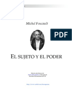 Foucault El Sujeto y El Poder