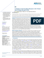 An Investigation On The Ionospheric Response To TH