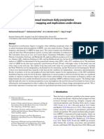 Frequency Analysis of Annual Maximum Daily Precipitation in Northeastern Algeria: Mapping and Implications Under Climate Variability