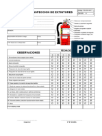 Formato de Inspeccion de Extintores