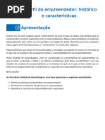 O Perfil Do Empreendedor Histórico e Características Completo