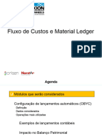 Fluxo de Custos e Material Ledger SAP