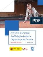 Perfil Gestor Deportivo