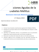 Complicaciones Agudas de La Diabetes Mellitus.