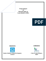 MFG en Paper Project Report of Research Study On Loan Default by Shgs 2010