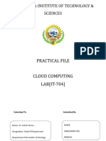 Lab Manual Cloud Computing