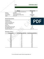 RF Coaxial Cable D-FB Series: Construction Diameter (MM) Item 1.80 5.00