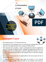 Unit-4 TRANSPORT, SESSION, PRESENTATION & APPLICATION LAYER