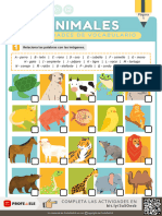 Animales - Vocabulario