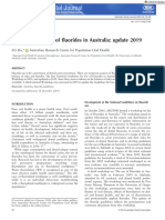 Australian Dental Journal - 2019 - Do - Guidelines For Use of Fluorides in Australia Update 2019