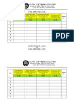 Judges' Score Sheet