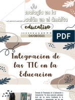 Tecnología en La Comunicación en El Ámbito Educativo