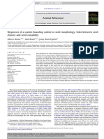 Responses of A Scatter-Hoarding Rodent To Seed Morphology