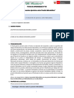 Ficha de Aprendizaje N°06 - 5to Grado