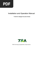 TX3301E - Intelligent Sounder Strobe - Installation and Operation Manual - V1.0