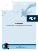 Carlo Cattaneo - Prolusione Al Corso Luganese Di Filosofia