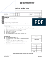 Cambridge International AS & A Level: CHEMISTRY 9701/33