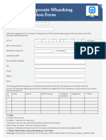 UCO Corporate Mbanking Registration Form