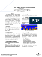 A Flexible Framework For Tools Integration Using Service Oriented Architecture