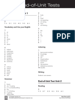 b1 End-Of-Unit Tests Answer Key 0