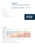 Change Risk Assessment