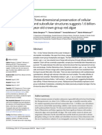 Three-Dimensional Preservation of Cellular and Subcellular Structures Suggests 1.6 Billion-Year-Old Crown-Group Red Algae