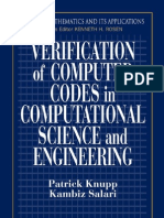 Verification of Computer Codes in Computational Science and Engineering TQW - Darksiderg