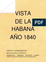 Vista de La Habana Año 1840