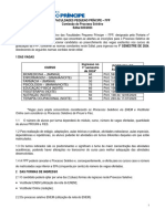 Edital FPP 023 Processo Seletivo Verao 2024