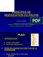 Principes de Reeducation Du Rachis