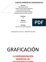 2.6 Representación Matricial de Transformaciones Tridimensionales