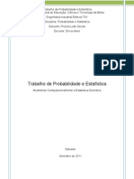 Trabalho de Probabilidade e Estatística PRONTO