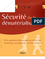 Sécurité Informatique - Securite de La Dématérialisation - Eyrolles 2