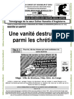 Livre (35) Une Vanité Déstructive Parmi Les Chretiens