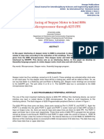 Interfacing of Stepper Motor To Intel 8086 Microprocessor Through 8255 PPI