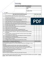 Scissor Lift Inspection Form