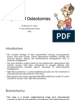 High Tibial Osteotomies