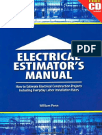 Electrical Estimators Manual How To Estimate Electricalconstruction Projects Including Everyday Labor Installation Rates PDF